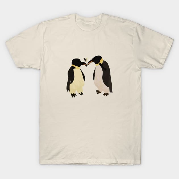 Penguin Couple T-Shirt by VazMas Design